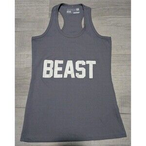 Beastmode BEAST Tank Top Workout Women's Size XS Gray